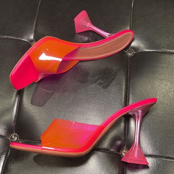Amina Muaddi Lupita PVC Heel - Picture 2 of 3